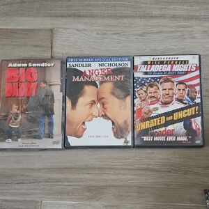 Comedy DVD Collection: Big Daddy, Anger Management, Talladega Nights